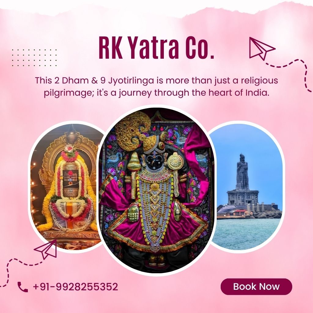 2 Dham & 9 Jyotirlinga